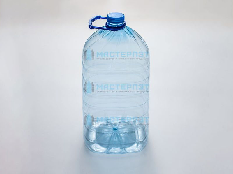 Пластиковая бутылка 5л прозрачная «Баклажка»