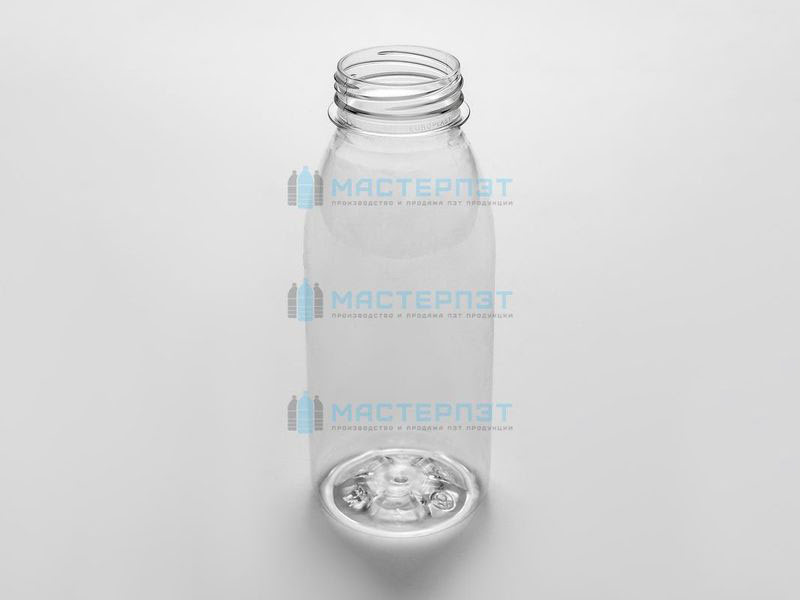 Пластиковая бутылка 0,2л «Квадратная»
